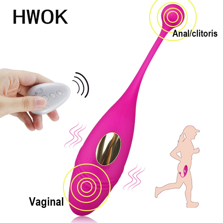 HWOK Wireless Remote Control Vibrator