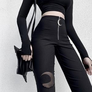 Rosetic Gothic Moon Pants