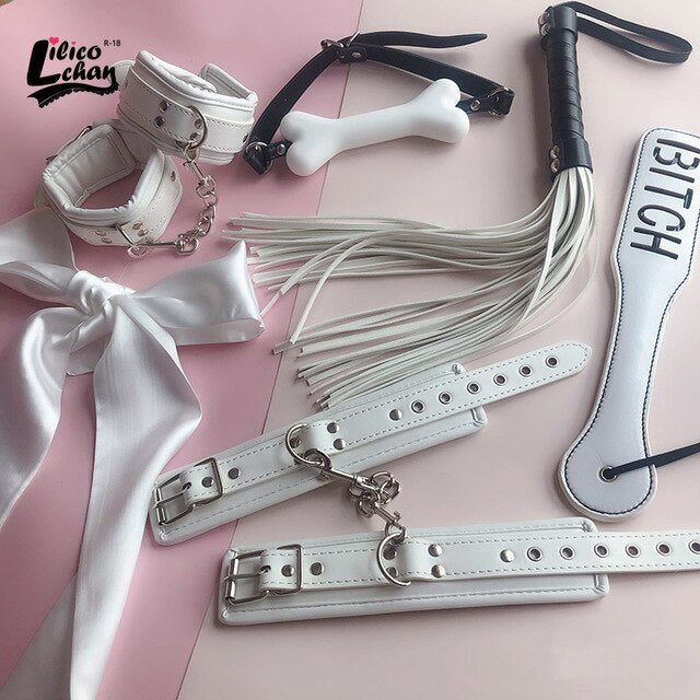 6 Piece Virgin White Bondage Set