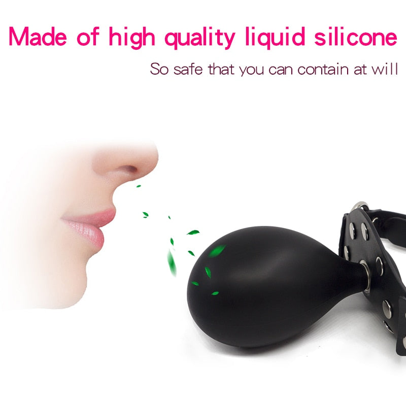 Inflatable Ball Gag Digital w/Timer